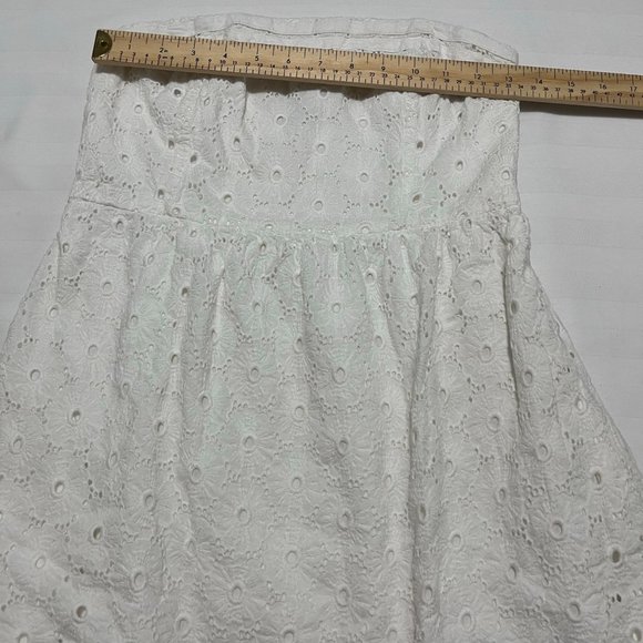 American Eagle White Strapless Dress Size 6 - Picture 5 of 8